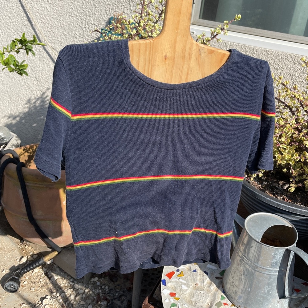 GUC Brandy Melville ribbed crop-top